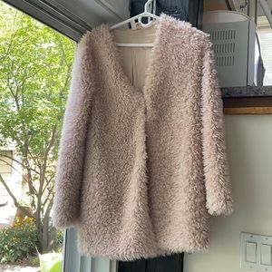 Cozy pink coat